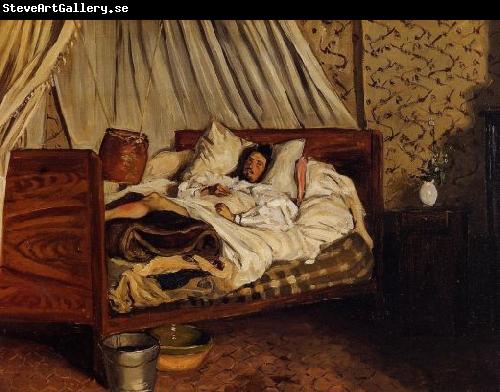 Frederic Bazille Monet after His Accident at the Inn of Chailly